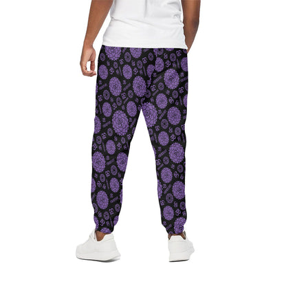 Sahasrara Chakra Pattern Print Cotton Pants