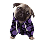 Sahasrara Chakra Pattern Print Dog Zip Up Hoodie