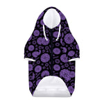 Sahasrara Chakra Pattern Print Dog Zip Up Hoodie