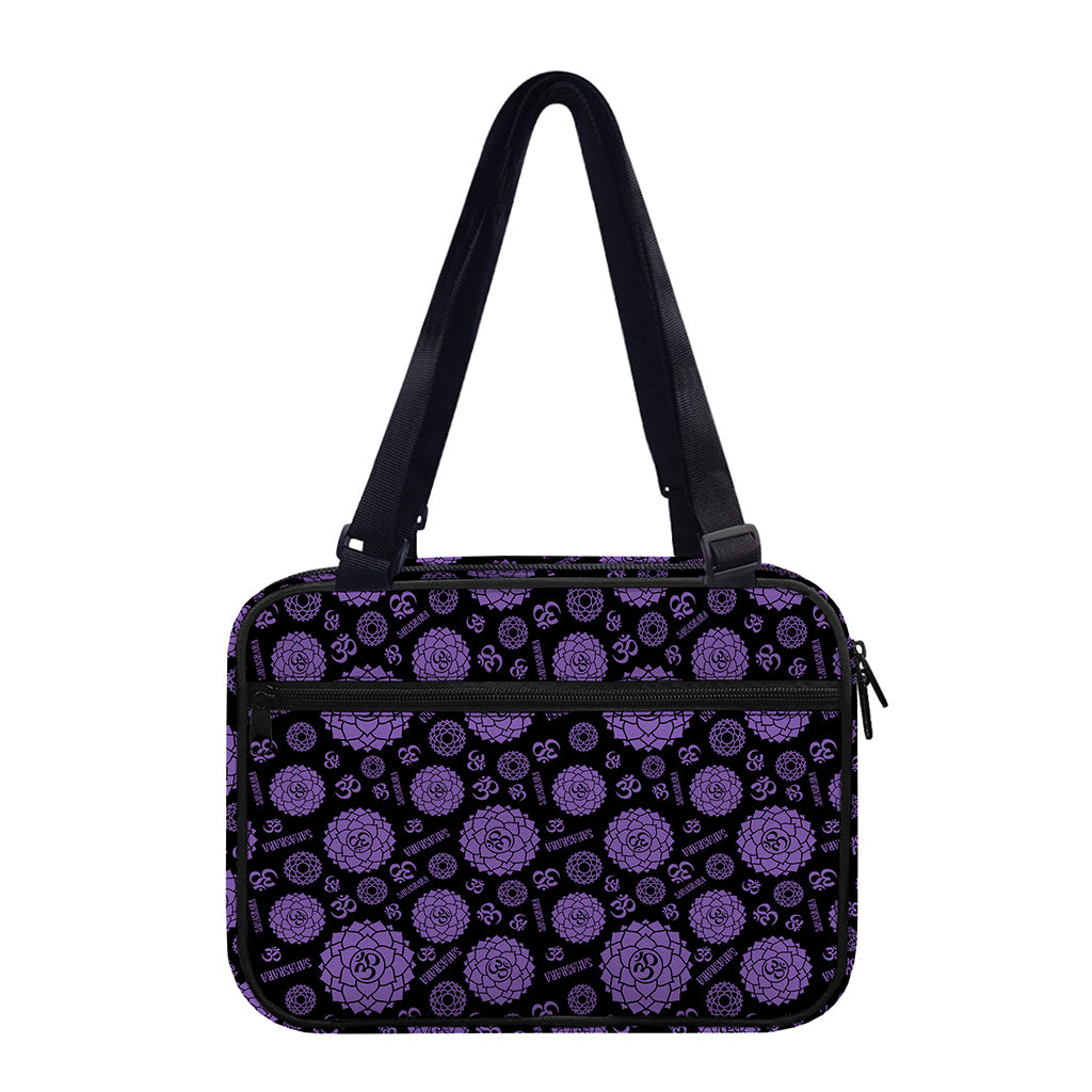 Sahasrara Chakra Pattern Print Double Strap Bible Bag