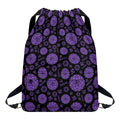 Sahasrara Chakra Pattern Print Drawstring Backpack