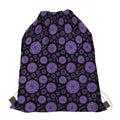 Sahasrara Chakra Pattern Print Drawstring Bag