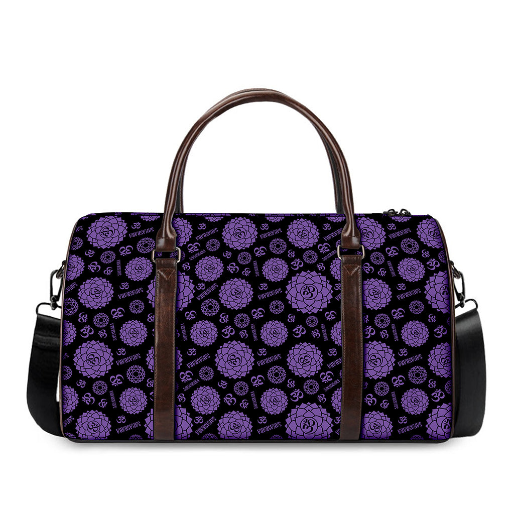 Sahasrara Chakra Pattern Print Duffle Bag