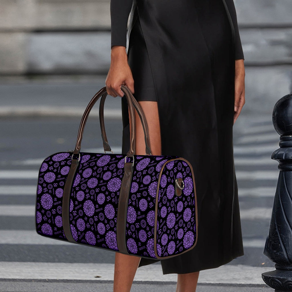 Sahasrara Chakra Pattern Print Duffle Bag