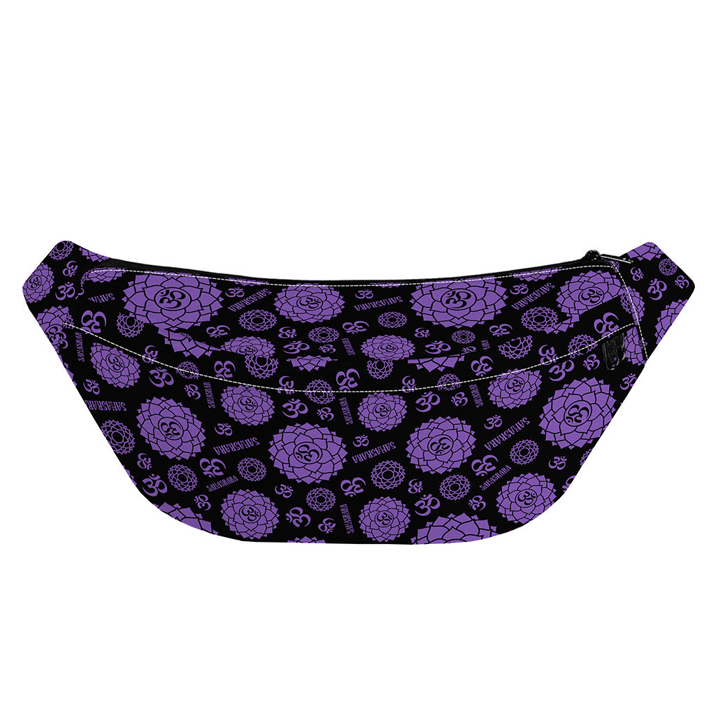 Sahasrara Chakra Pattern Print Fanny Pack