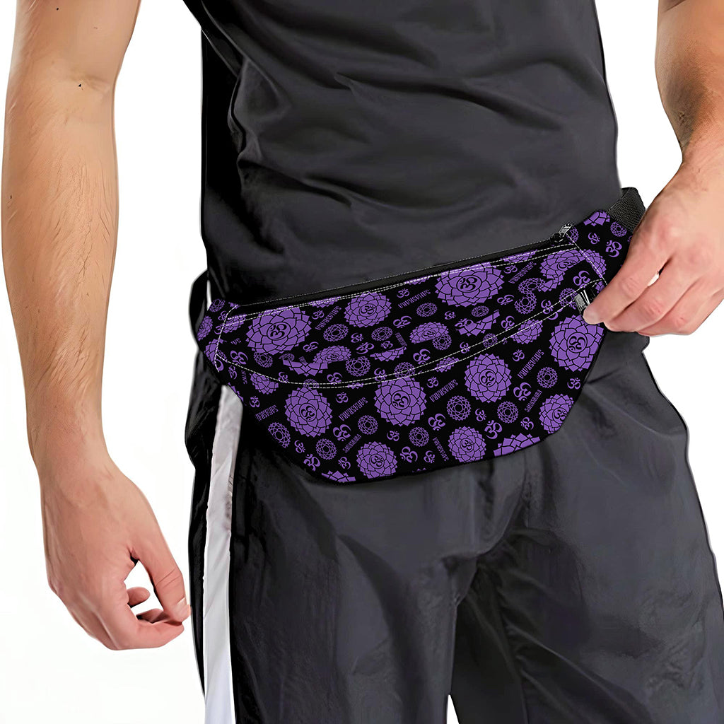 Sahasrara Chakra Pattern Print Fanny Pack