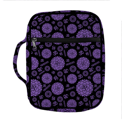 Sahasrara Chakra Pattern Print Front Pocket Bible Bag