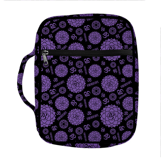 Sahasrara Chakra Pattern Print Front Pocket Bible Bag
