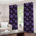 Sahasrara Chakra Pattern Print Grommet Curtains
