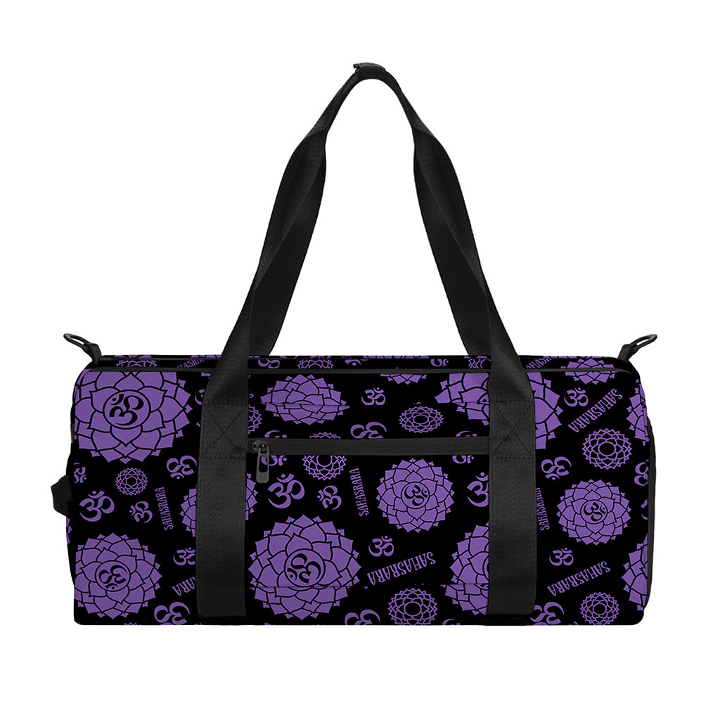 Sahasrara Chakra Pattern Print Gym Bag