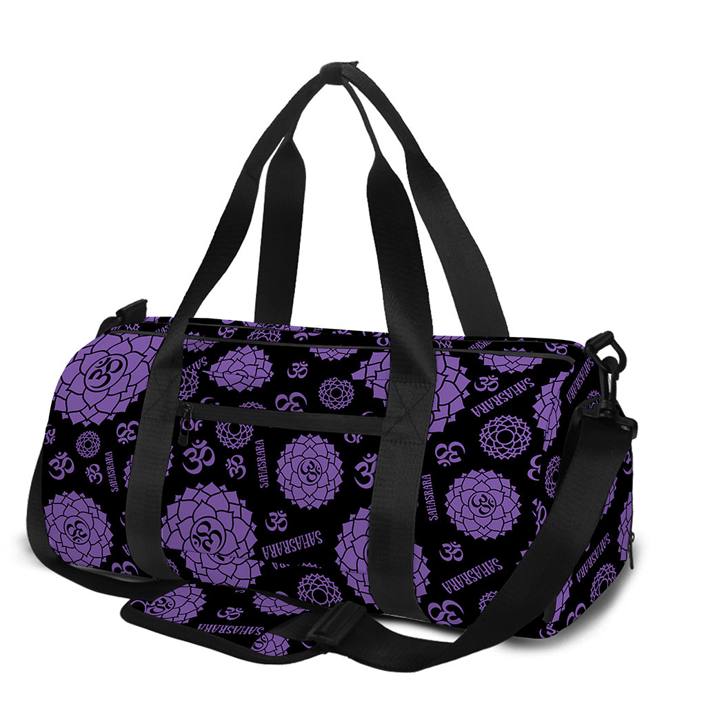 Sahasrara Chakra Pattern Print Gym Bag
