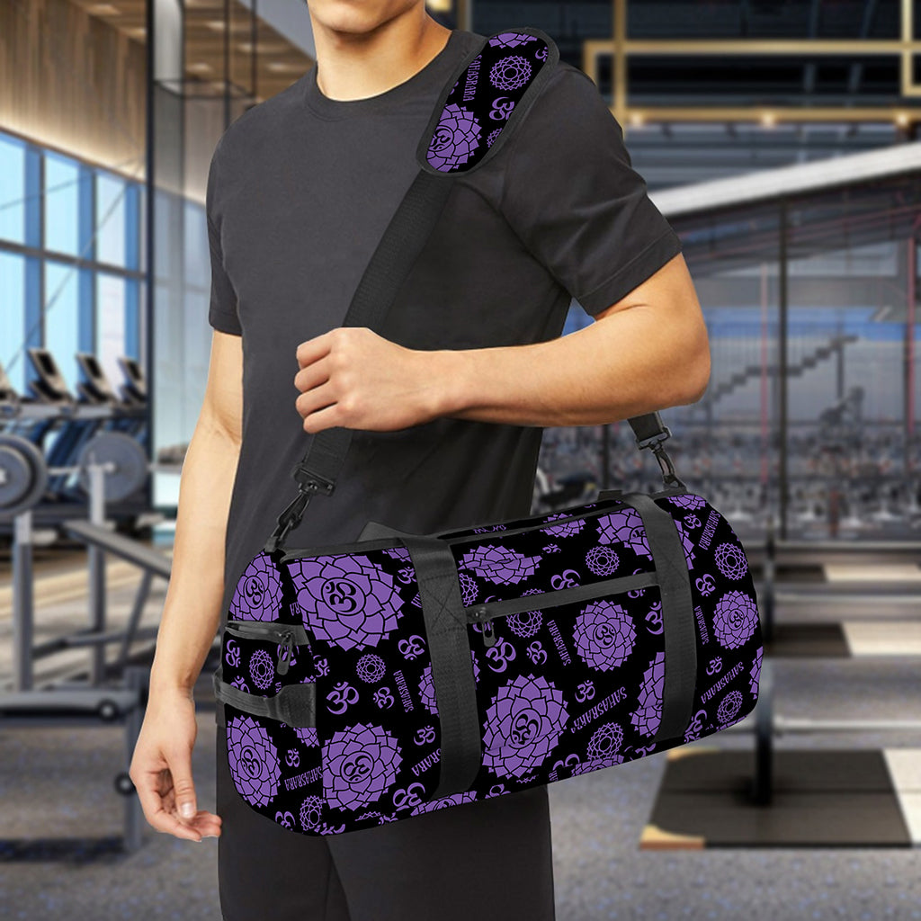 Sahasrara Chakra Pattern Print Gym Bag