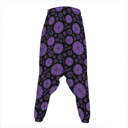 Sahasrara Chakra Pattern Print Hammer Pants