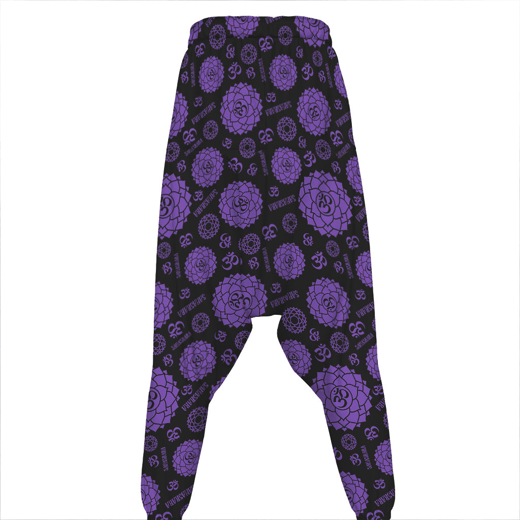 Sahasrara Chakra Pattern Print Hammer Pants