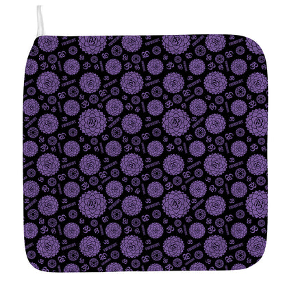 Sahasrara Chakra Pattern Print Hand Towel
