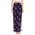 Sahasrara Chakra Pattern Print High Slit Maxi Skirt