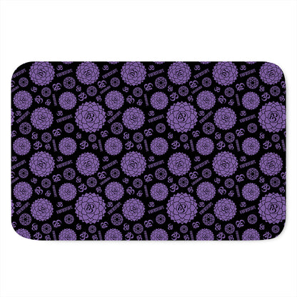 Sahasrara Chakra Pattern Print Indoor Door Mat