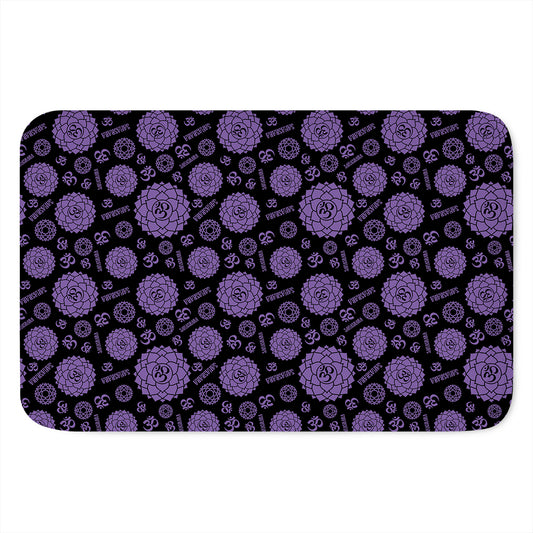 Sahasrara Chakra Pattern Print Indoor Door Mat