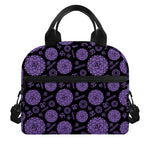Sahasrara Chakra Pattern Print Insulated Lunch Bag
