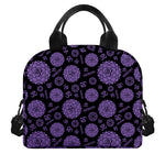 Sahasrara Chakra Pattern Print Insulated Lunch Bag