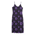 Sahasrara Chakra Pattern Print Jersey Midi Cami Dress