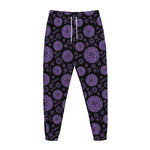 Sahasrara Chakra Pattern Print Jogger Pants
