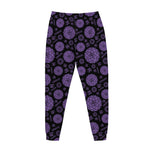 Sahasrara Chakra Pattern Print Jogger Pants