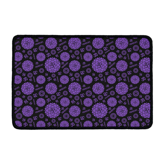 Sahasrara Chakra Pattern Print Kitchen Mat