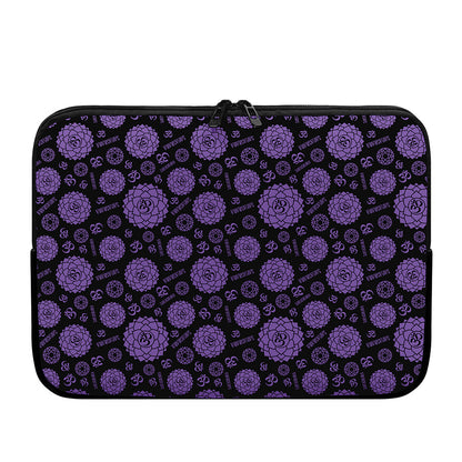 Sahasrara Chakra Pattern Print Laptop Sleeve