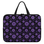 Sahasrara Chakra Pattern Print Laptop Sleeve With Handle