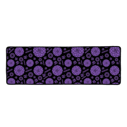 Sahasrara Chakra Pattern Print Long Kitchen Mat