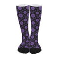 Sahasrara Chakra Pattern Print Long Socks