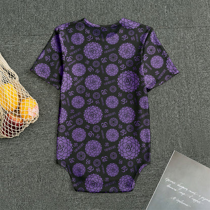 Sahasrara Chakra Pattern Print Men's Bodysuit
