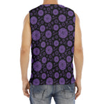 Sahasrara Chakra Pattern Print Men's Fitness Tank Top