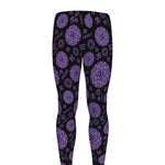 Sahasrara Chakra Pattern Print Men's leggings