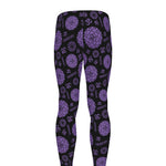 Sahasrara Chakra Pattern Print Men's leggings