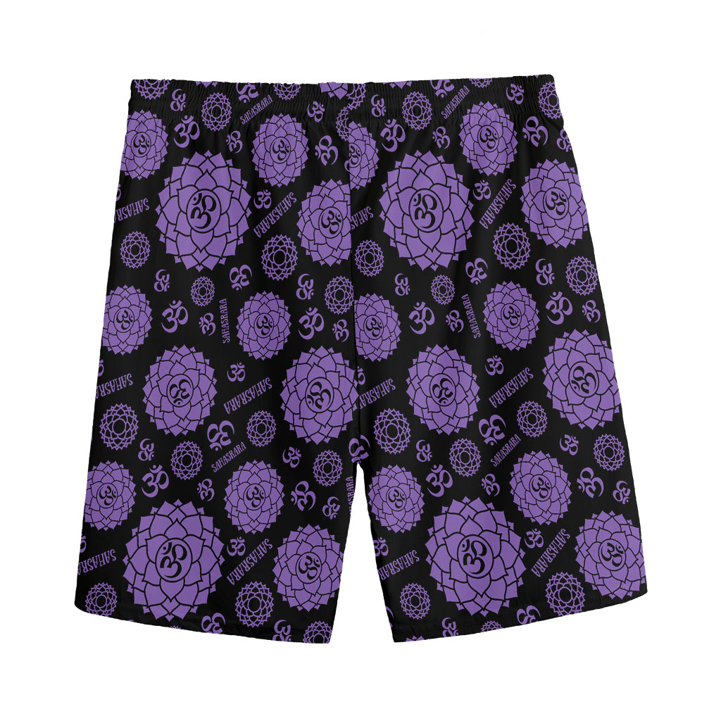 Sahasrara Chakra Pattern Print Men's Sports Shorts