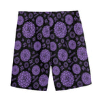 Sahasrara Chakra Pattern Print Men's Sports Shorts
