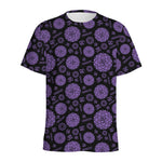 Sahasrara Chakra Pattern Print Men's Sports T-Shirt