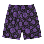 Sahasrara Chakra Pattern Print Men's Swim Trunks
