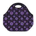 Sahasrara Chakra Pattern Print Neoprene Lunch Bag