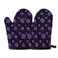 Sahasrara Chakra Pattern Print Oven Mitts