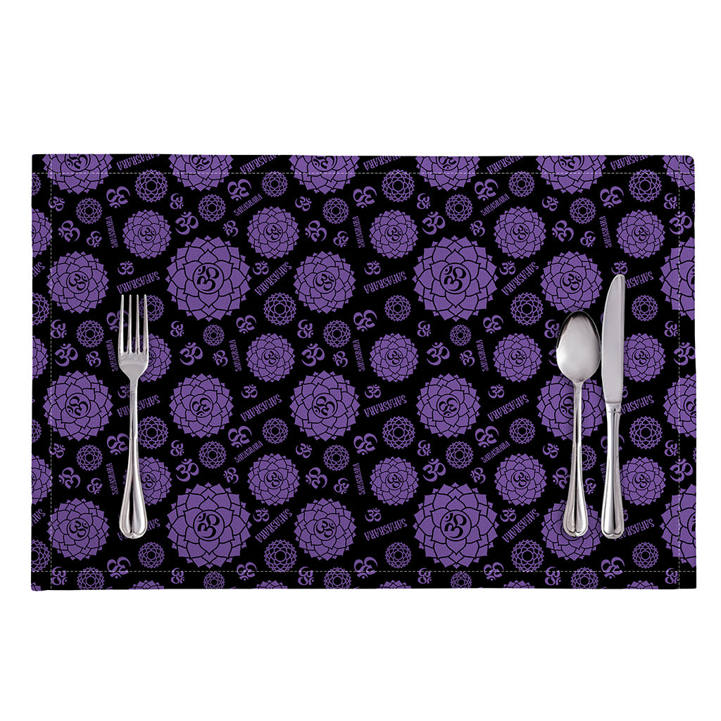 Sahasrara Chakra Pattern Print Placemat