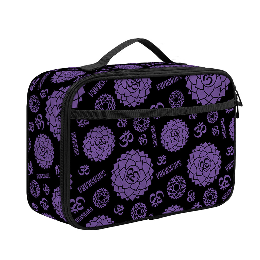 Sahasrara Chakra Pattern Print Portable Lunch Bag
