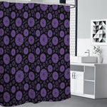 Sahasrara Chakra Pattern Print Premium Shower Curtain