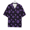 Sahasrara Chakra Pattern Print Rayon Hawaiian Shirt