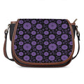 Sahasrara Chakra Pattern Print Saddle Bag