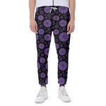 Sahasrara Chakra Pattern Print Scuba Joggers