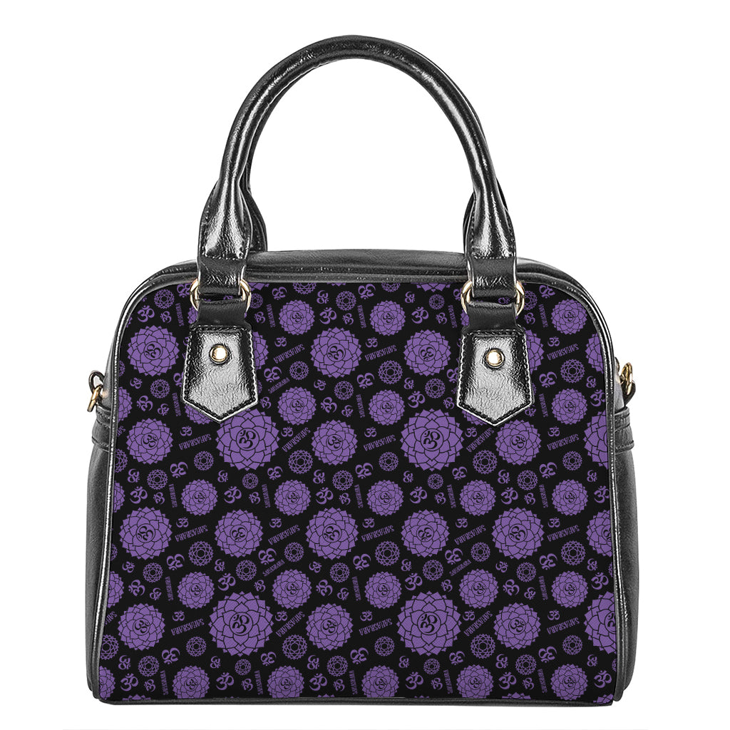 Sahasrara Chakra Pattern Print Shoulder Handbag