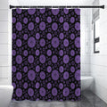 Sahasrara Chakra Pattern Print Shower Curtain